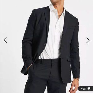 New Look ASOS Slim Suit Jacket In Black